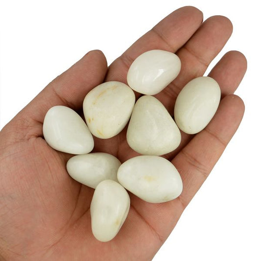 White Agate Tumble Stone