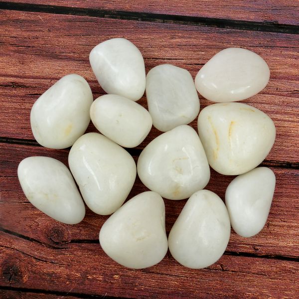 White Agate Tumble Stone