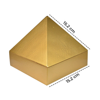 Wooden Pyramid Plain Wish Box 15.2 cm