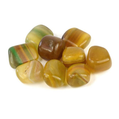Yellow Fluorite Tumble Stone