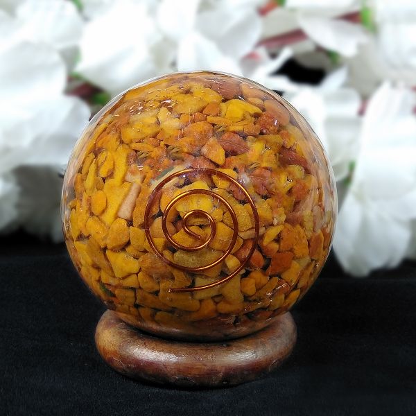 Natural Orgone / Orgonite Ball-50 mm