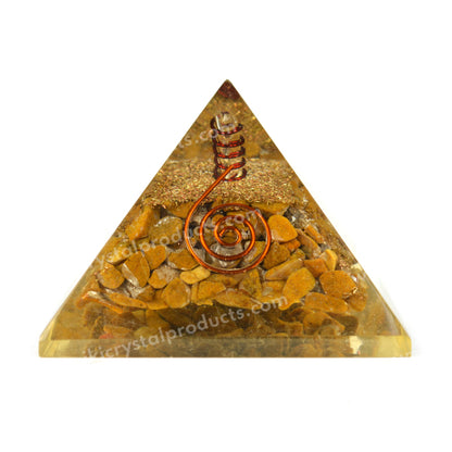 Natural Orgone / Orgonite Pyramid 70 mm