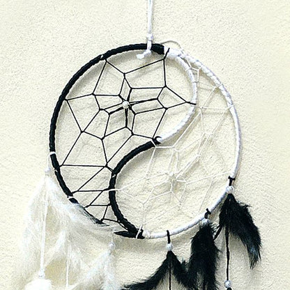 Yin Yang Dream Catcher Wall Hanging 1 pc