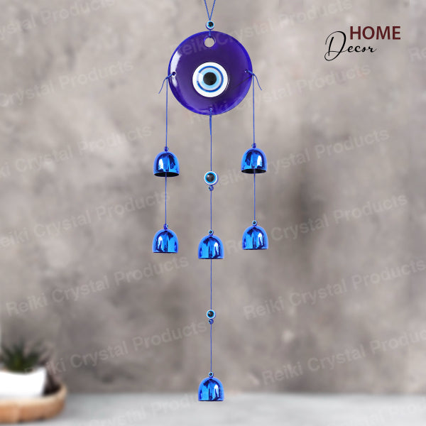 Feng Shui Evil Eye Wind Chime Hanging for Window Balcony Decor Home Door Decoration