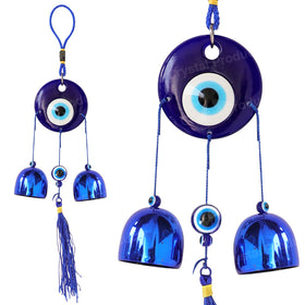 Feng Shui Evil Eye Wind Chime Hanging for Window Balcony Decor Home Door Decoration