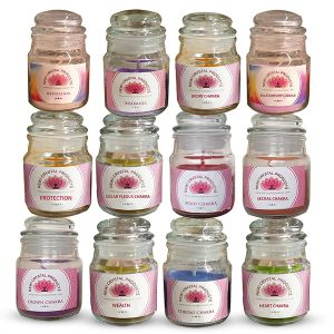 Energized Aroma Jar Candles by Reiki Grand Master for special purposes
