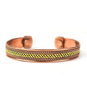 Mix Metal Adjustable Free Size Copper Kada / Bracelet Design-2