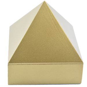 Wooden Pyramid Wish Box Plain 