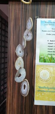 Natural Agate Stone Wind Chime for Home Decoration