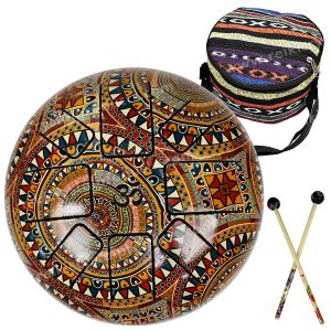 OM Tongue Happy / Hapi Musical Drum With Bag And Sticks