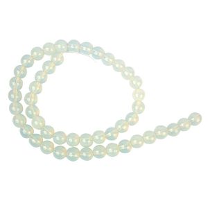 Opalite 8 mm Round Loose Beads for Jewelry Making Bracelet, Necklace / Mala