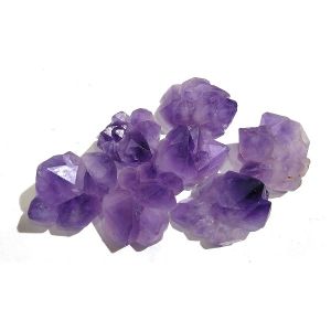 Natural Amethyst Flower Points Rough 50 Gm Approx