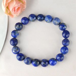 Lapis Lazuli AAA 10mm Faceted Bracelet
