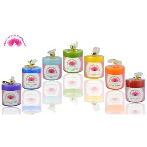Energized Pillar Candles for Chakra Healing - Set of 7 candles 