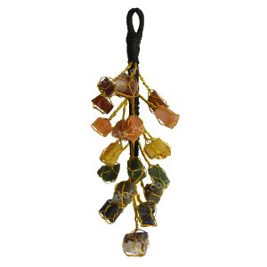 7 Chakra Tumble Stone Hanging for Car Hanging and Door Hanging