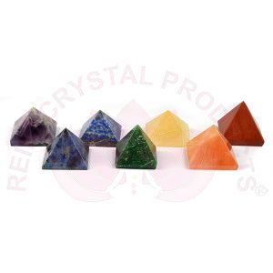 Chakra Pyramid set 15-20 mm (7 Pyramids)