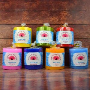 Energized Pillar Candle  (Combo Pack of 7 pc)