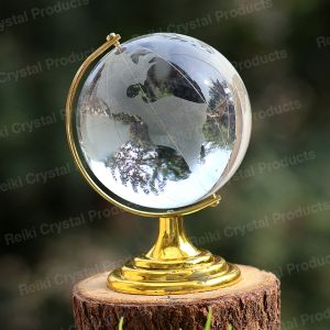 Vastu / Feng Shui Crystal Glass Globe Showpiece