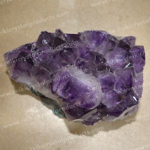 Natural Purple Amethyst Cluster Geode Weight Approx.-4.08 Kg