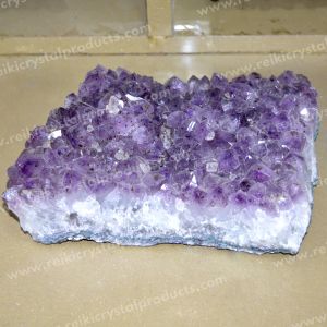 Natural Purple Amethyst Cluster Geode Weight Approx.-3.54 Kg