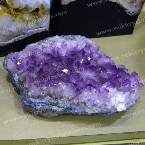 Natural Purple Amethyst Cluster Geode Weight Approx.-2.97 Kg