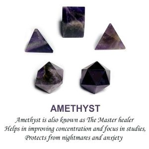 Amethyst Geometry 5 Pc Set