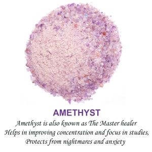 Amethyst Crystal / Stone Dust / Chura