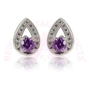 Purple Color Stud / Earring for Women Girls