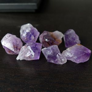 Amethyst Natural Point Rough 50 Gram Approx
