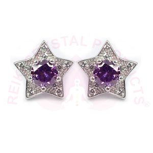 Purple Color Star Stud/Earring for Women Girls