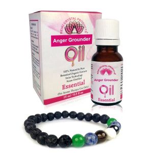 Anger Grounder Essential Oil -15 ml  with Aroma Therapy Bracelet