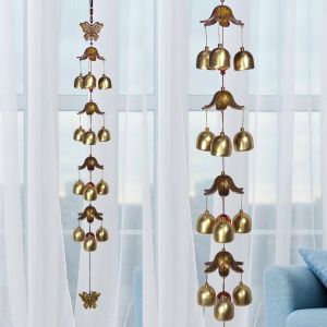 Fengshui Wind Chimes Home Positive Energy Windchimes Hanging 12 Bell 