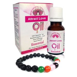 Attract Love Essential Oil - 15 ml with Aroma Therapy Bracelet