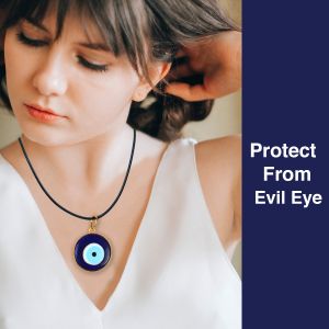 Blue Turkish Evil Eye Pendant 30mm