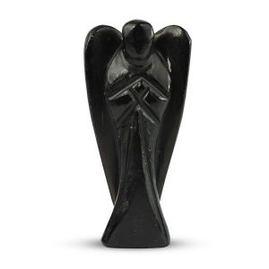 Black Tourmaline Crystal Angel Charged By Reiki Grand Master