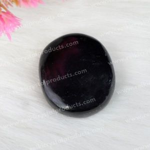 Black Tourmaline Palm Stone Big Size 5 cm Approx