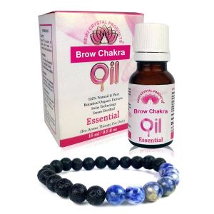 Brow Chakra Essential Oil -15 ml with Aroma Therapy Bracelet