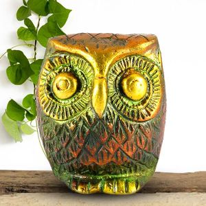  Brass Owl Symbol of Wisdom -150 Gram Approx