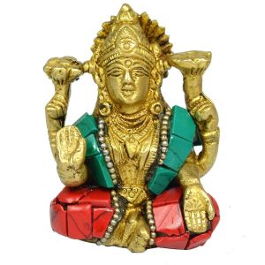 Brass laxmi Statue for Diwali, Home Decor-160-180 Gram Approx 