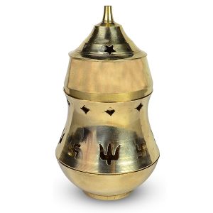 Feng Shui Brass Aroma Incense Burner Camphor Lamp