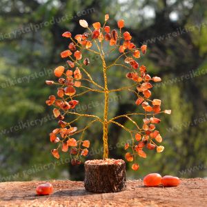 Carnelian Natural Chips 100 Beads Tree