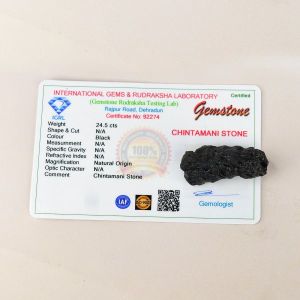Lab Certified Chintamani Stone Bead