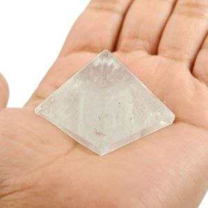 Clear Quartz Pyramid for Reiki Healing / Grid and Vastu Correction
