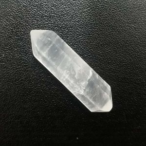 Clear Quartz Double Terminated Pencil for Reiki Healing and Crystal Healing Stones 1 Inch Approx (Color : Clear)