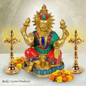 Brass laxmi Statue for Diwali, Home Decor-1400-1450 Gram Approx 
