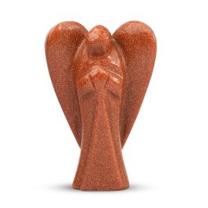 Goldstone Brown Crystal Angel Charged By Reiki Grand Master
