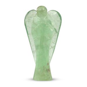 Green Fluorite Crystal Angel Charged By Reiki Grand Master