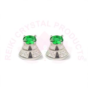 Green Color Stud / Earring for Women Girls