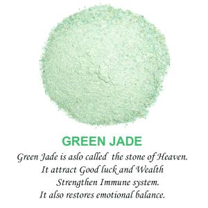 Green Jade Crystal / Stone Dust / Chura