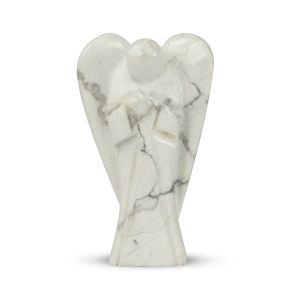 Howlite Crystal Angel Charged By Reiki Grand Master